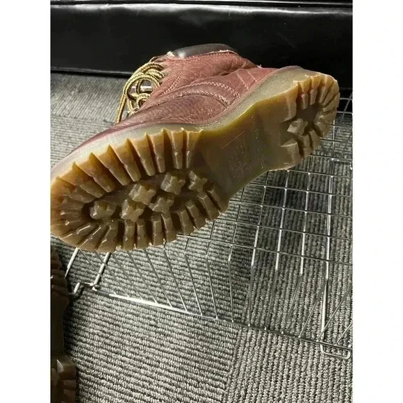 Dr. Martens Brown Leather Combat Boots made in England Size 6 woman’s 4 men’s - Picture 11 of 13